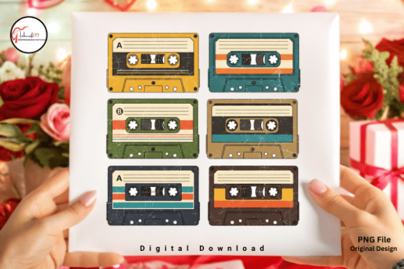 Download Vintage Cassette 80s 90s Music Lover PNG - Vintage cassette Collection